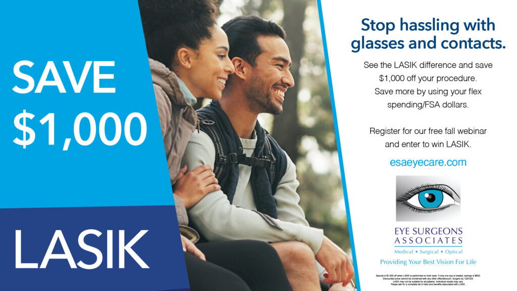 Save $1,000 off LASIK for a limited time